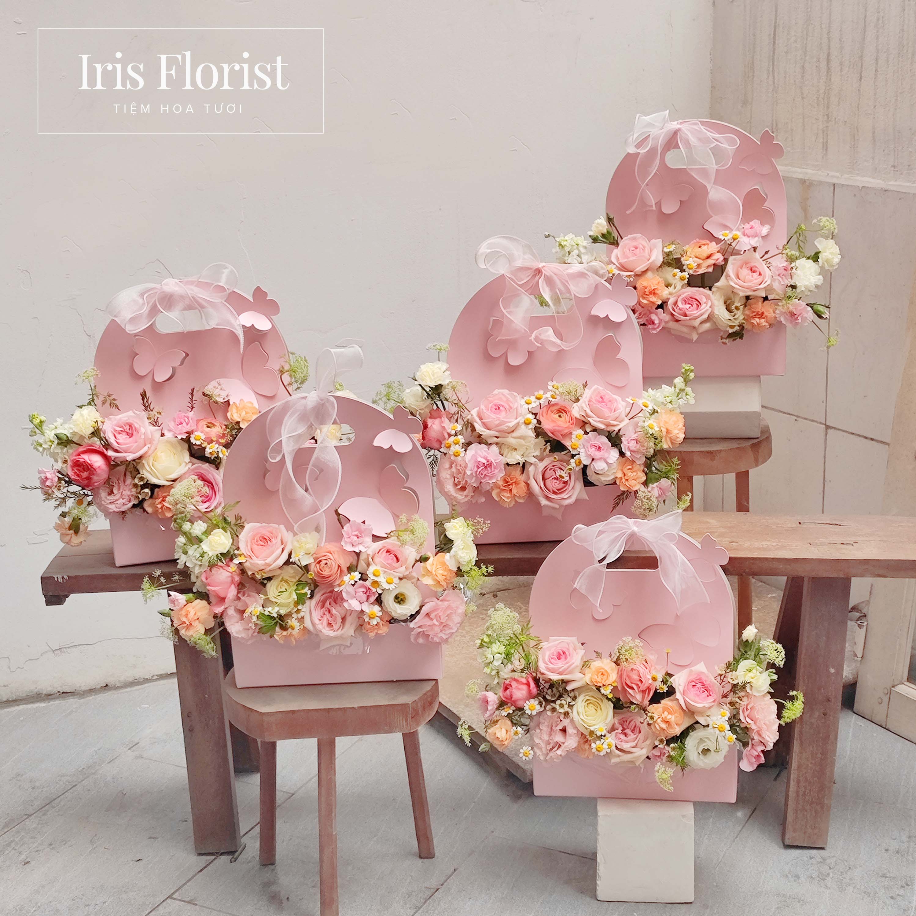 Túi hoa bướm - tone Hồng Cam_thumbnail_0