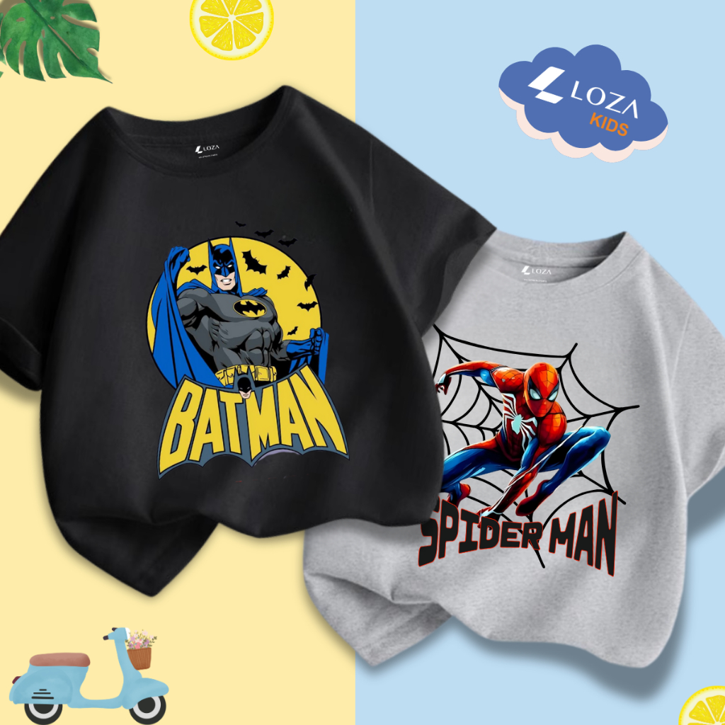 Áo thun bé trai in hình BST Marvel - Loza Kids Mã CA007_thumbnail_5