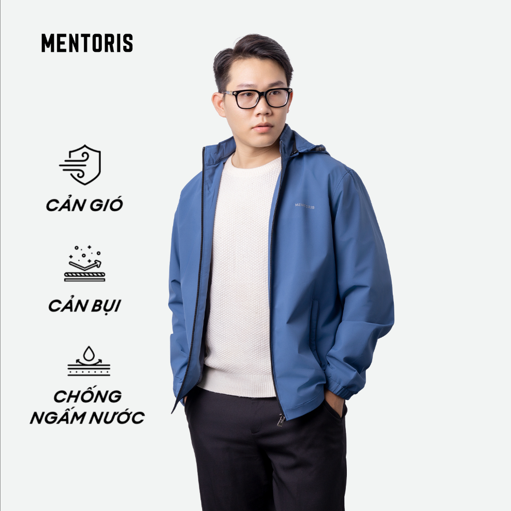 Áo khoác gió Nam cao cấp Mentoris, chống gió chống bụi, giữ nhiệt tốt, thiết kế basic dễ phối đồ, Form chuẩn MAG01_thumbnail_5