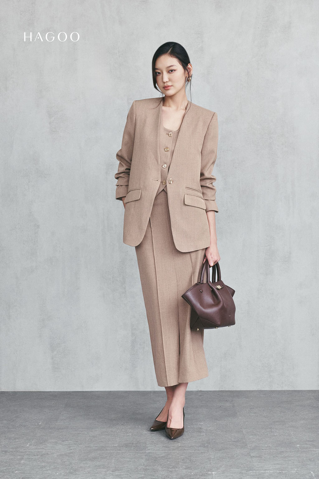 Blazer không ve bổ cơi đôi HAGOO_thumbnail_2