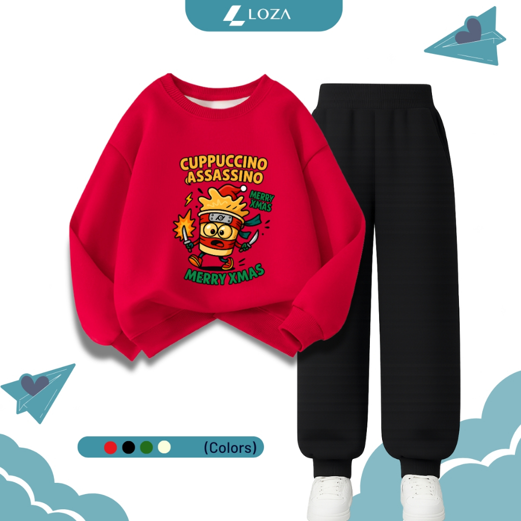 Set bộ nỉ Noel bé trai in hình Brainrot Tralalero Tralala - Loza Kids BI001_thumbnail_5