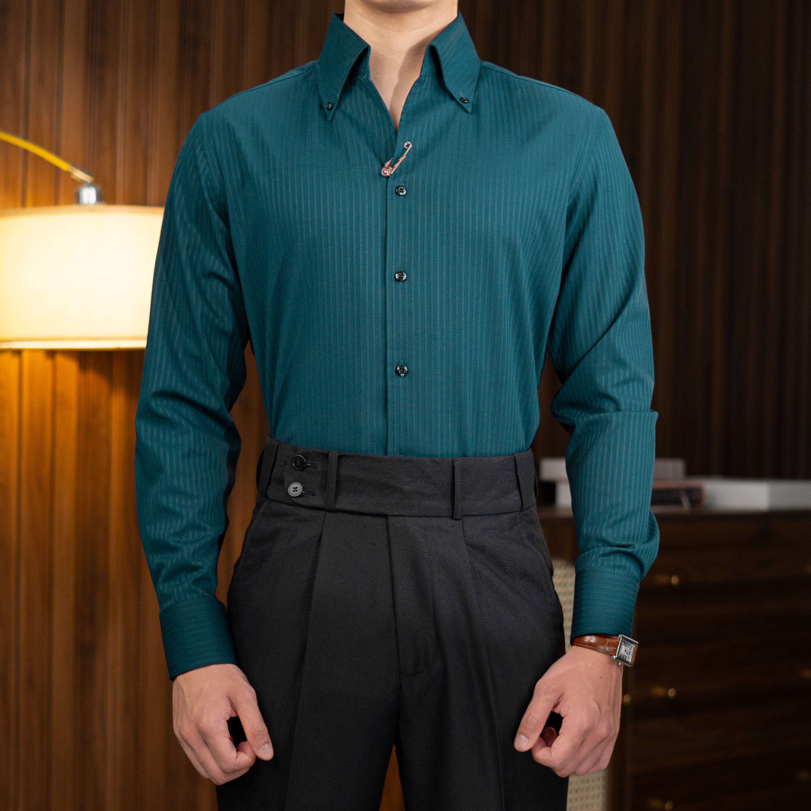 Sơ Mi Button Down Sọc Tiger Pin_thumbnail_21