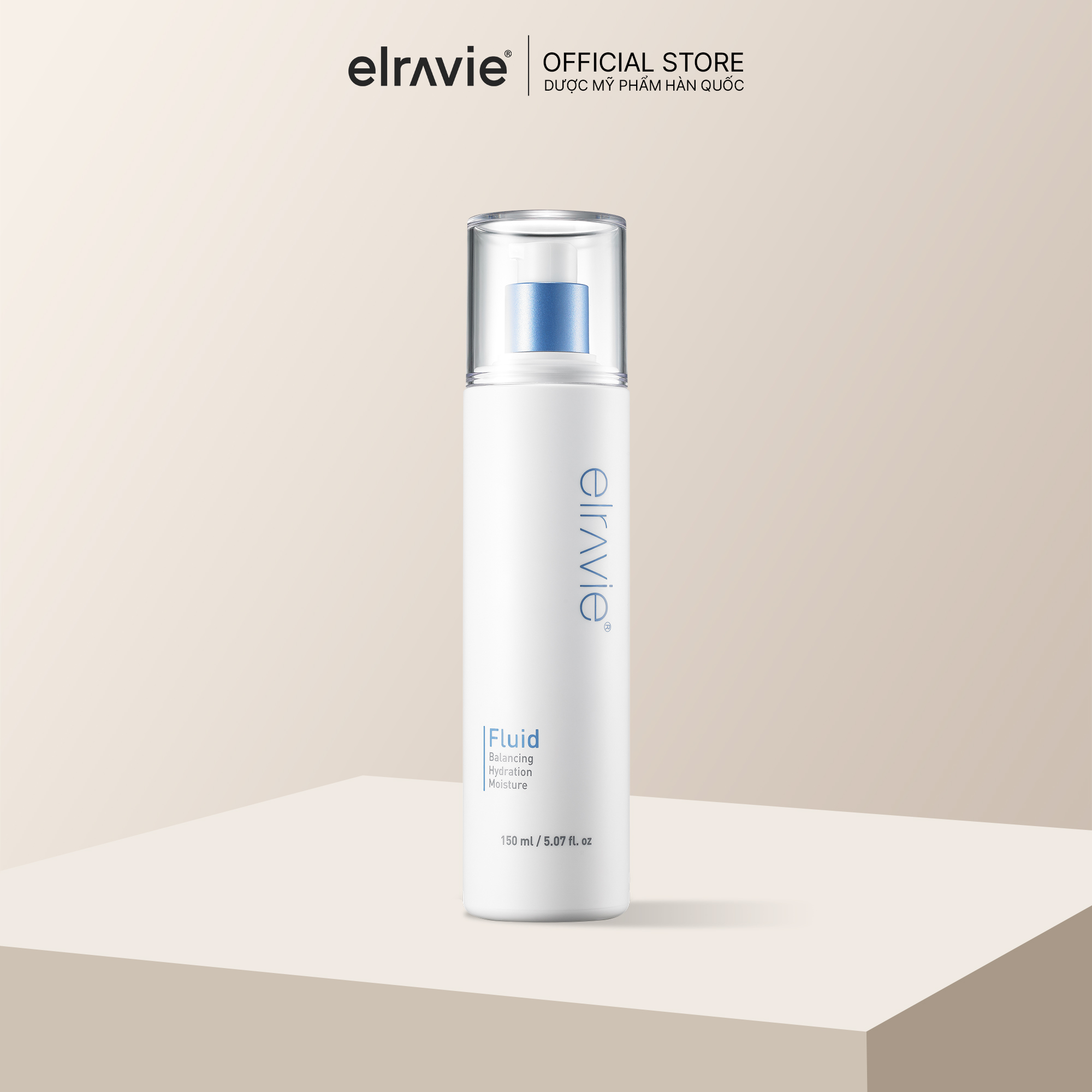 Lotion Elravie Fluid Cân Bằng Độ Ẩm, Dưỡng Da Trắng Mịn 150ml
