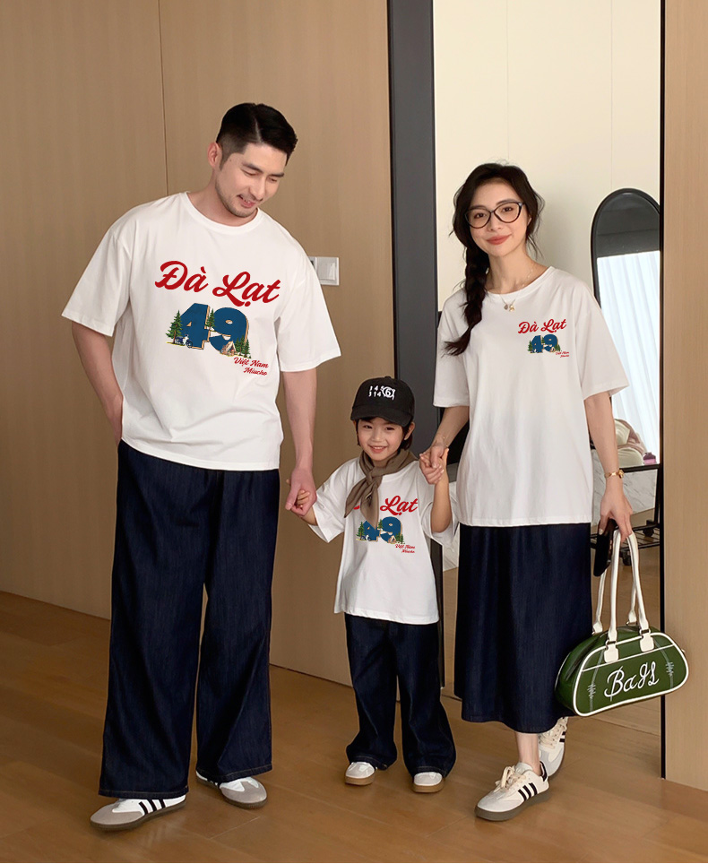 Áo thun nữ du lịch Đà Lạt form vừa regular thoáng mát ARD1297 Miucho Chic in mix_thumbnail_6