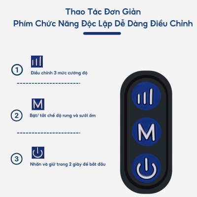 Gối Massage Cổ Chữ U NMI MART, Đa Chức Năng Mát Xa Trị Liệu Giảm Đau Mỏi Cổ Vai Gáy_thumbnail_4