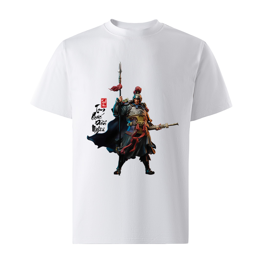 Áo phông nam tam quốc diễn nghĩa nhiều màu nhiều màu ATD1484 Miucho Iconic vải cotton in artwork_thumbnail_14
