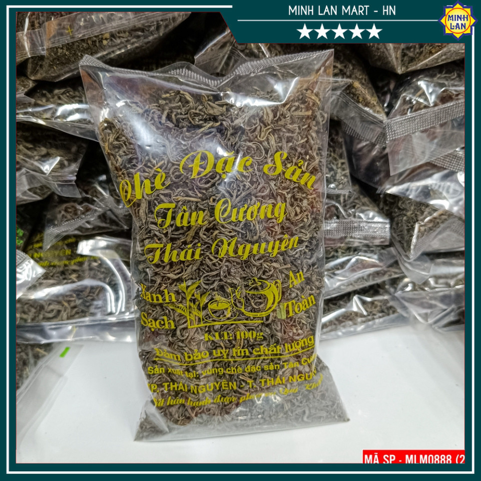 Chè khô gói 100g - Chè nõn, chè móc câu, chè búp loại 1 - Trà xanh Đặc sản Thái Nguyên MLM0890 - Đặc Sản Bốn Phương_thumbnail_2