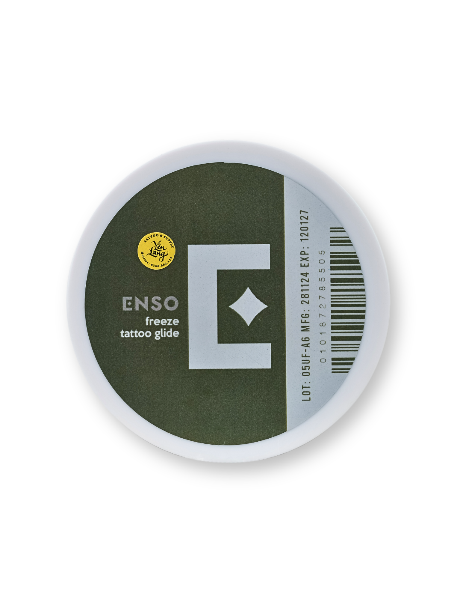 ENSO TÊ 200ml - ENSO FREEZE TATTOO GLIDE - Vaseline với thành phần gây tê tự nhiên, hỗ trợ giảm đau 70-99%.