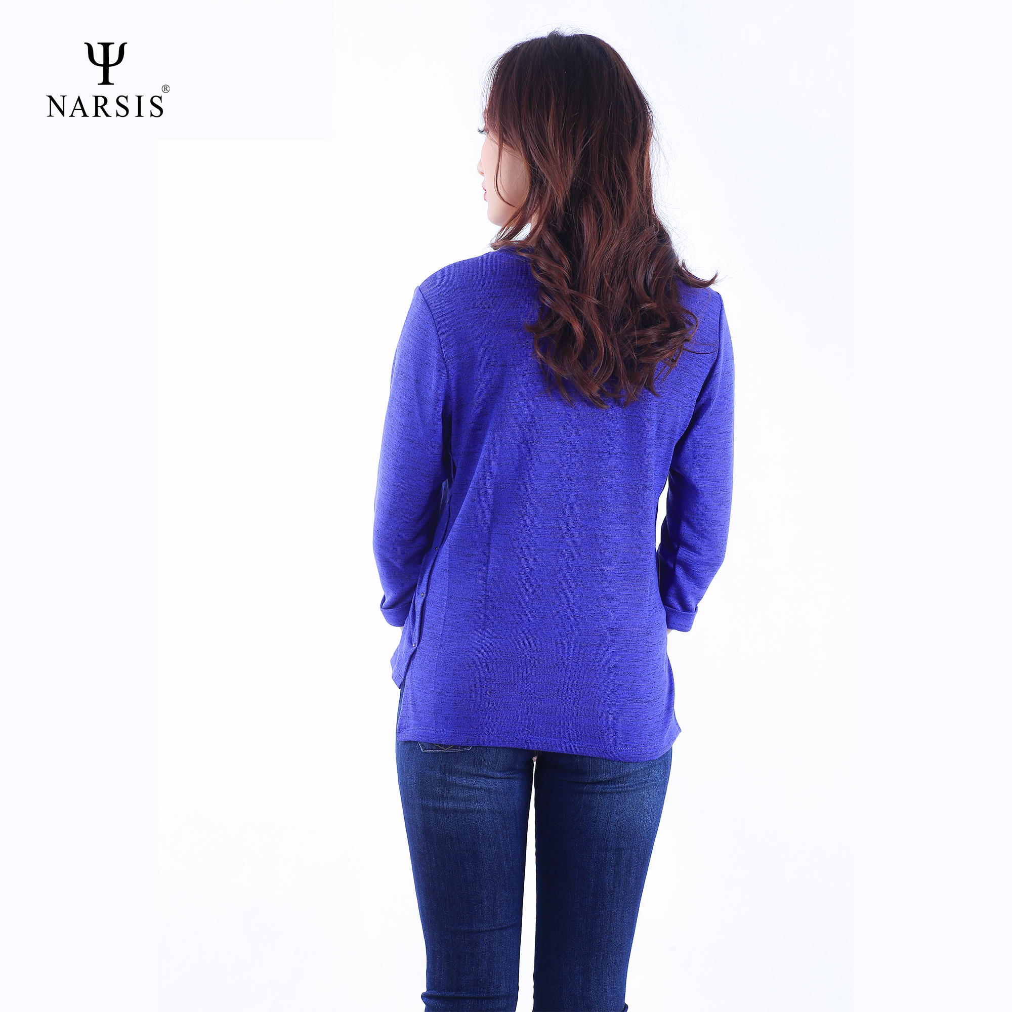 ÁO NỮ KIỂU L7087 NARSIS VẢI LEN COTTON ẤM ÁP, THOÁNG MÁT, GIỮ ẤM TỐT, MỀM MẠI, GIỮ ẤM TỐT, MỀM MẠI