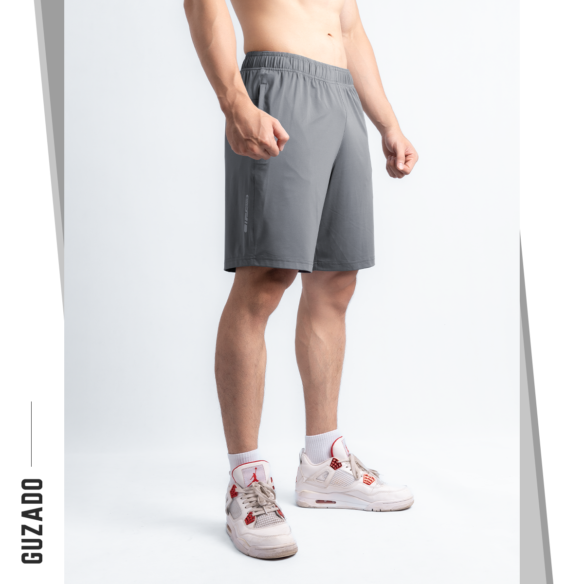 Quần Short Thể Thao GUZADO Vải Thun SIÊU CO GIÃN GSR02_thumbnail_9