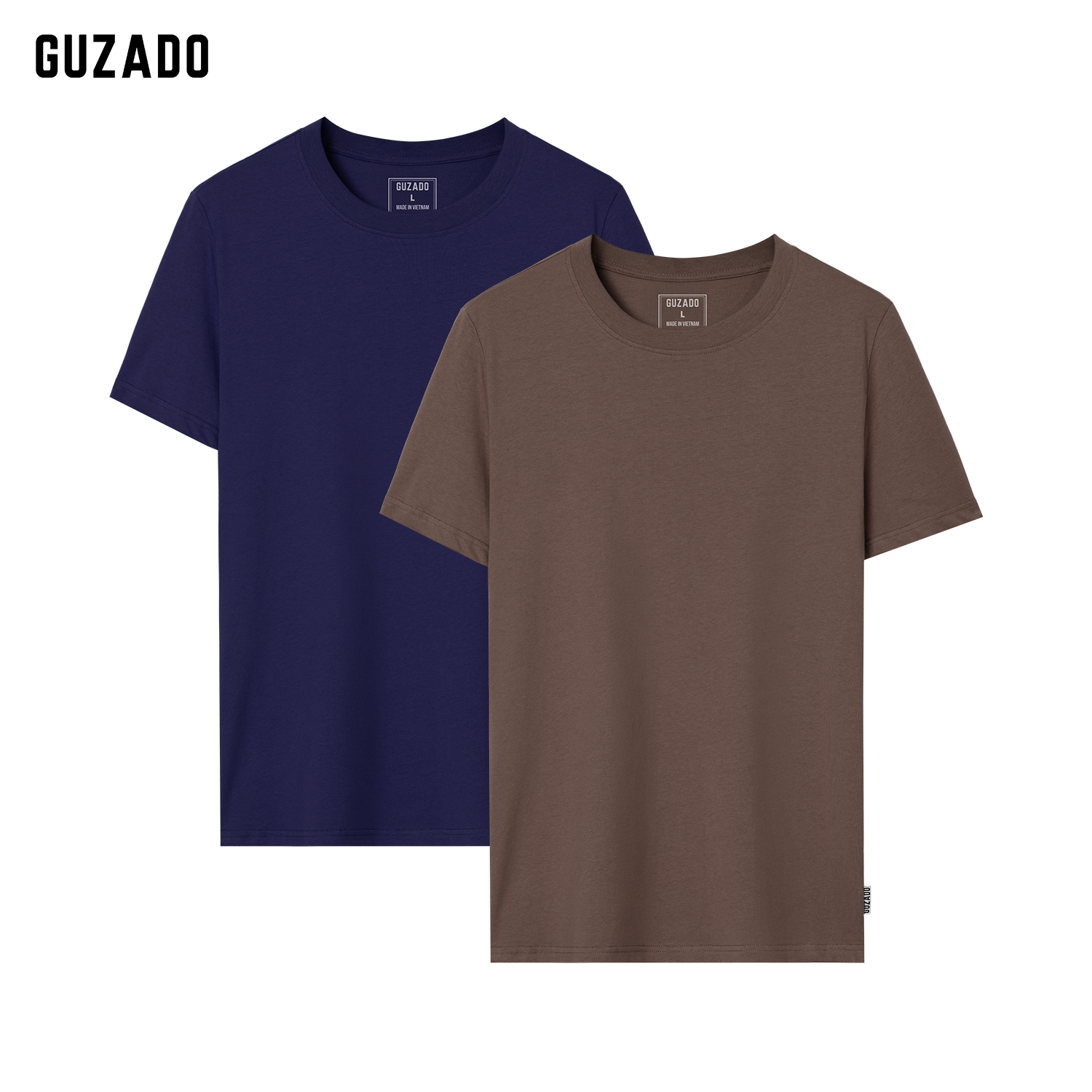 Combo 2 Áo Thun Nam GUZADO Vải Cotton 220gsm CB2GTS05_thumbnail_19