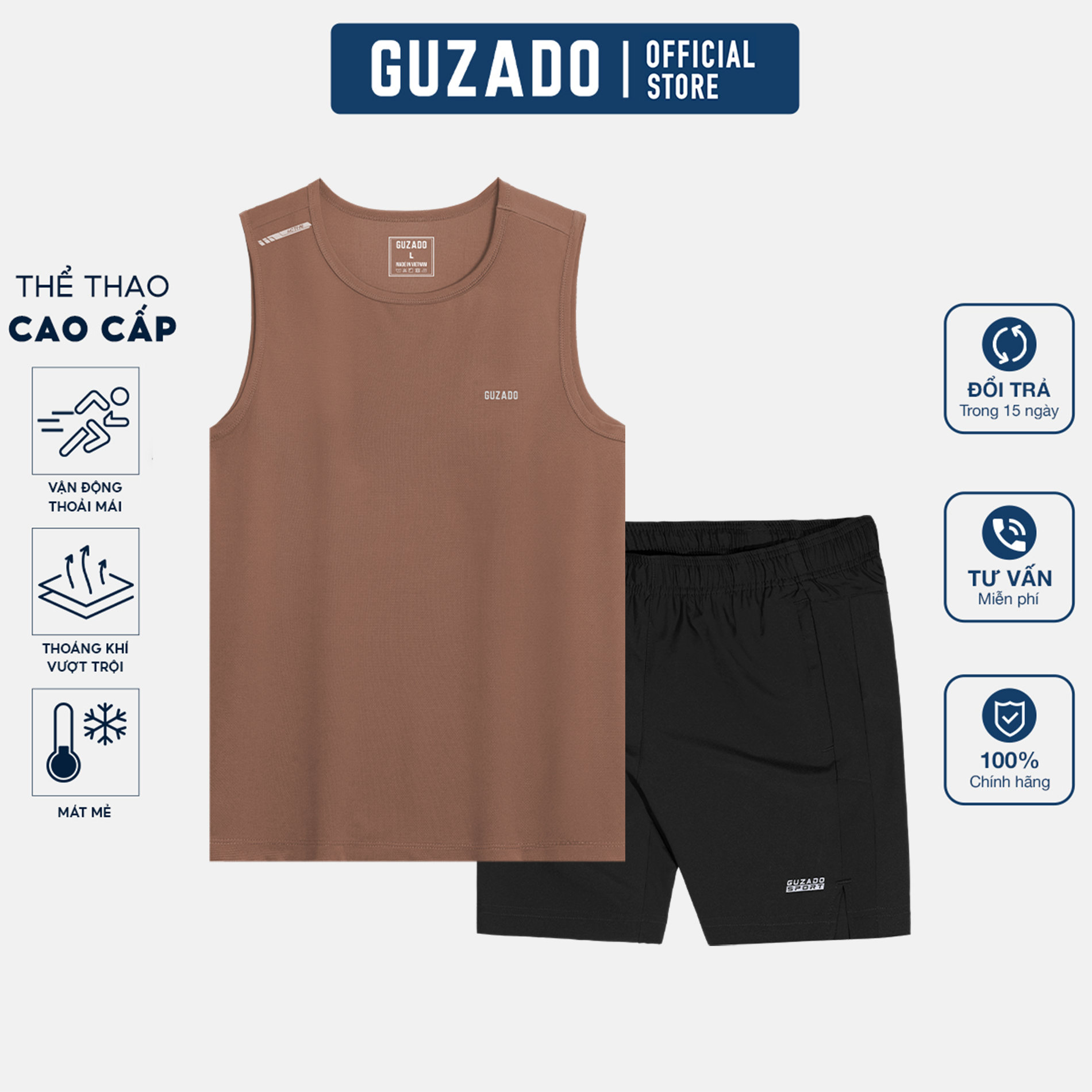 Bộ Quần Áo Guzado Mix Từ Short Run Gió & Áo TankTop ACTIVE BTT03_thumbnail_4