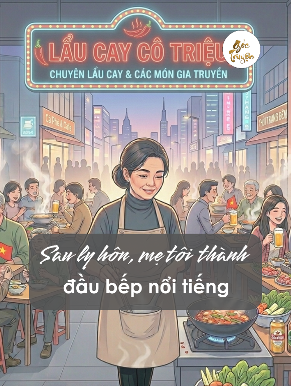 Sau ly hôn, mẹ tôi trở thành đầu bếp nổi tiếng