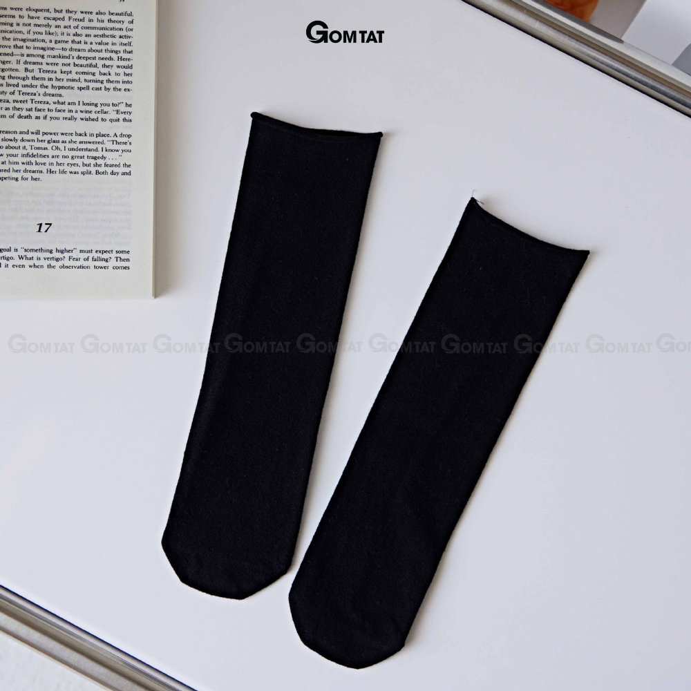 Tất cổ cao trơn basic KOGOT-UYE-7001
