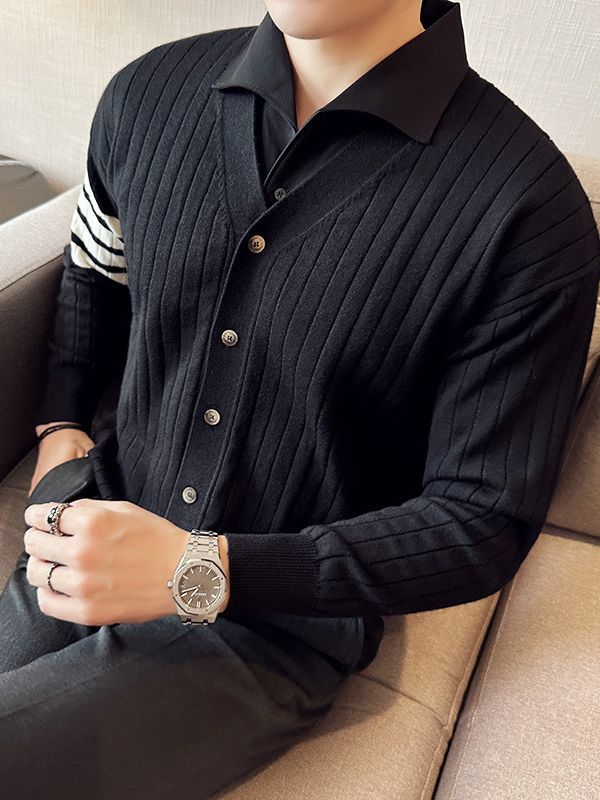 PA25 – Áo len cardigan nam phối màu phong cách hiện đại_thumbnail_1