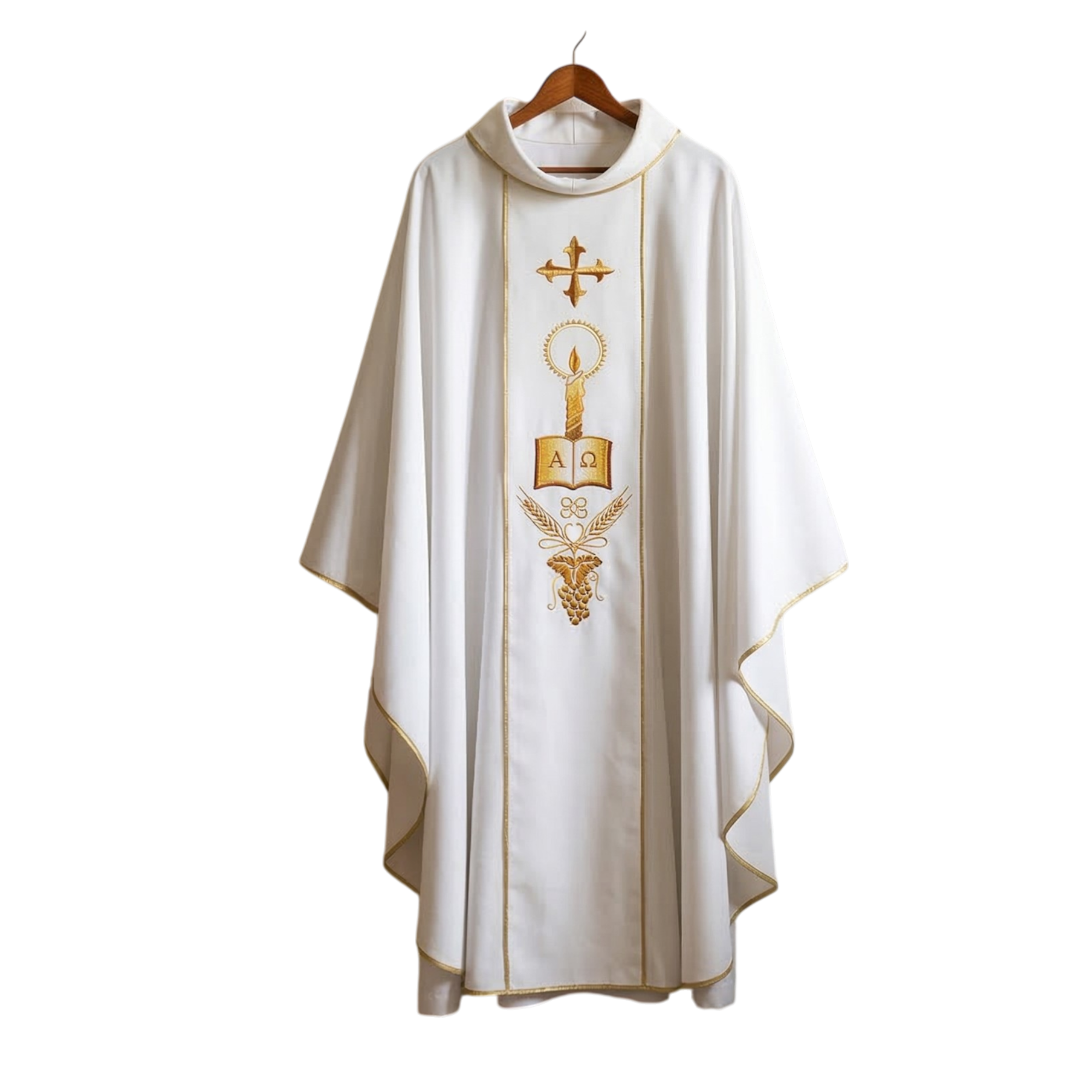 Áo lễ linh mục màu trắng - Qùa tặng tân linh mục - Qùa tặng cha xứ