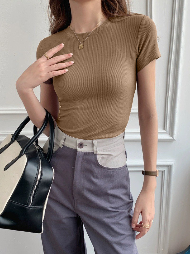 Áo thun nữ dáng ôm body chất vải Thun gân (thun tăm lạnh) co giãn 4 chiều - PH403310_thumbnail_5