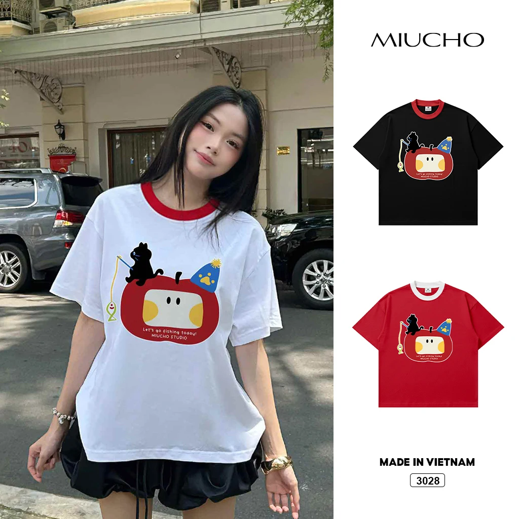 Áo thun Tết Bính Ngọ boxy Miucho 3028