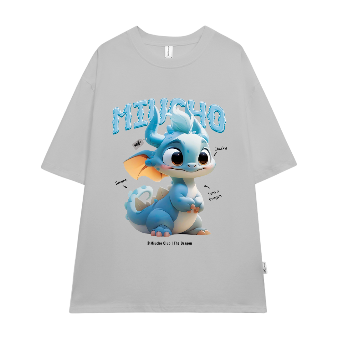 Áo thun form rộng 12 con giáp tuổi Thìn ATD1241 Miucho tay ngắn cổ tròn in mix_thumbnail_21