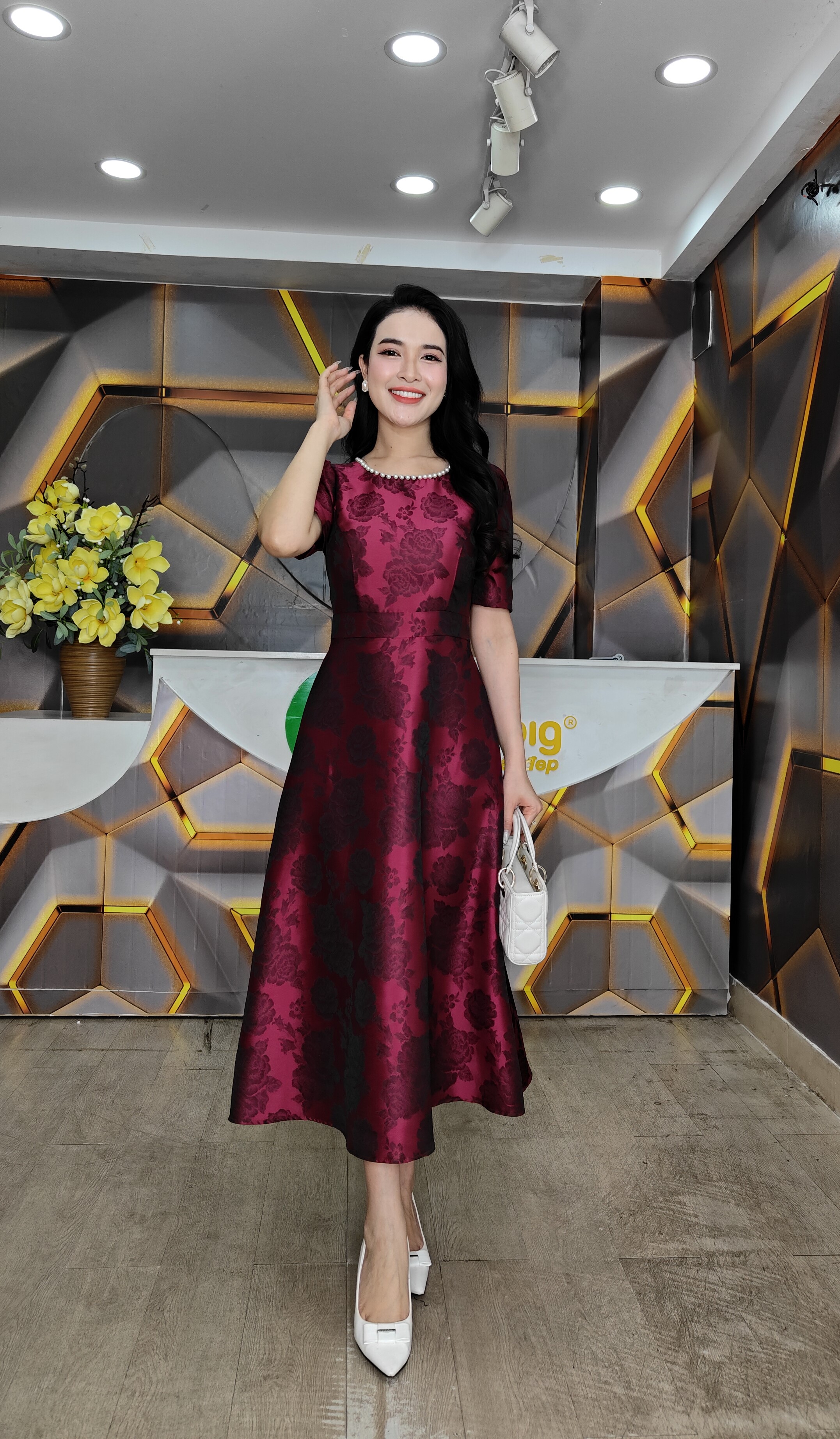 Đầm xòe - Y1502 - Thương hiệu Zonbig_thumbnail_6