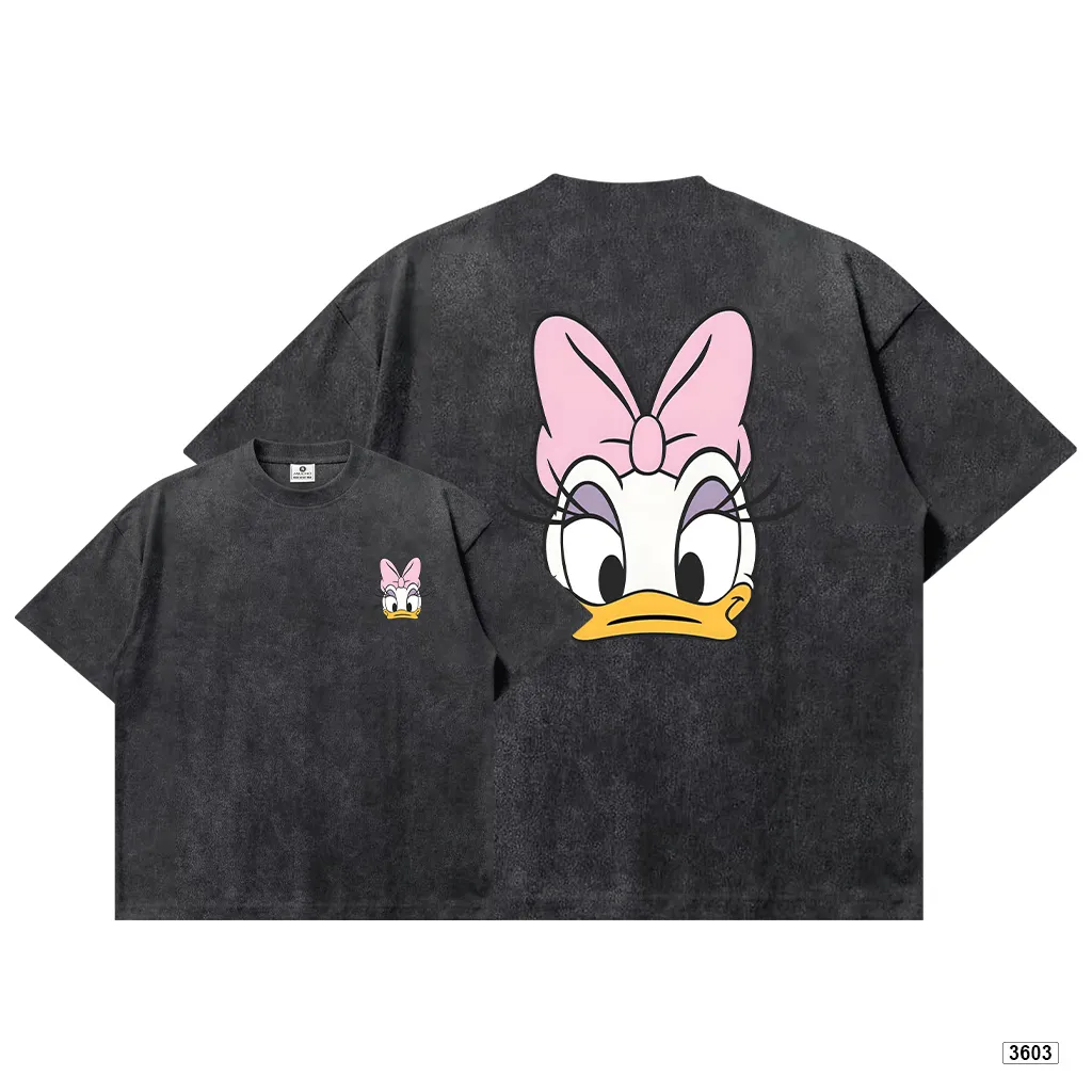 Áo thun boxy nữ hoạt hình chuột donald Miucho 3603_thumbnail_0