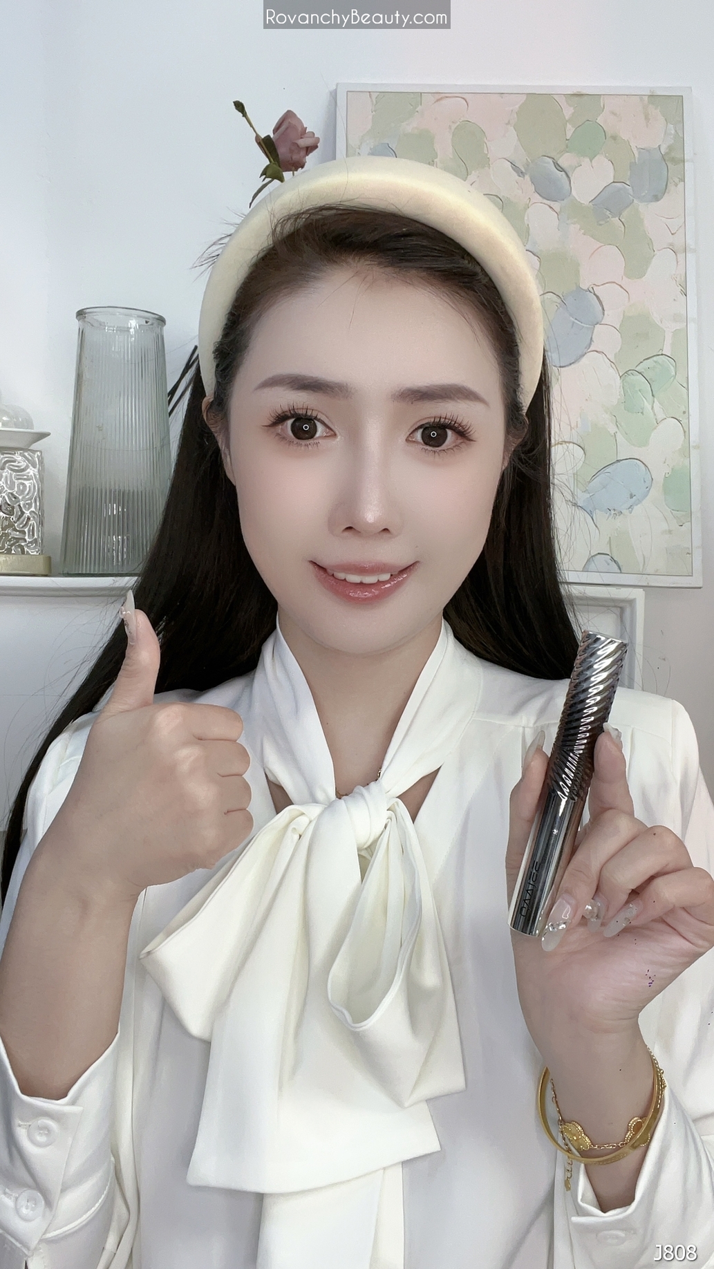 Chuốt Mi QAAJEE J808 Dài Mượt, Định Hình, Không Lem, Công Nghệ Cao_thumbnail_8