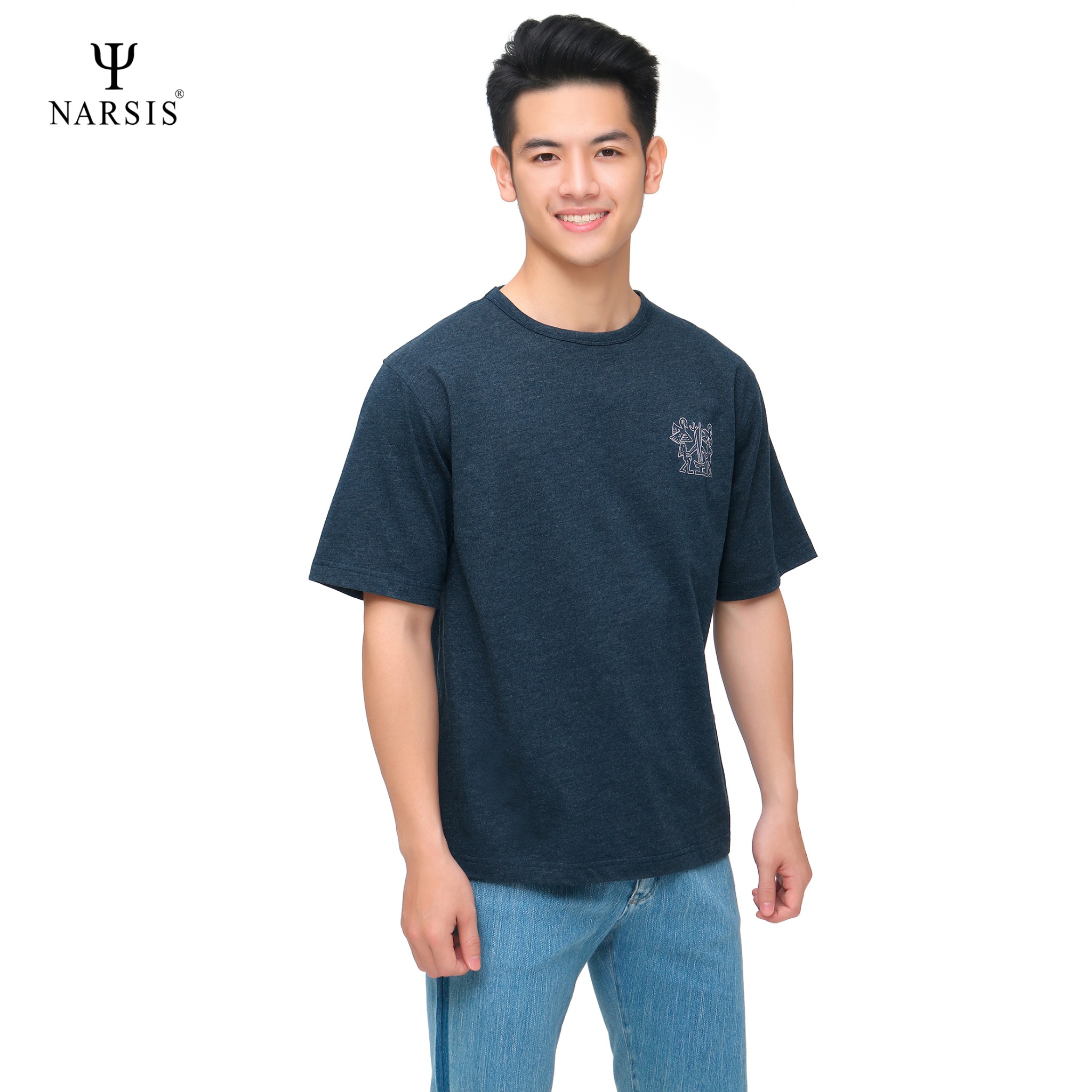 ÁO PHÔNG NAM D6023 NARSIS CHẤT LIỆU THOÁNG MÁT, DỄ CHỊU, THOẢI MÁI CẢ NGÀY, DỄ VẬN ĐỘNG