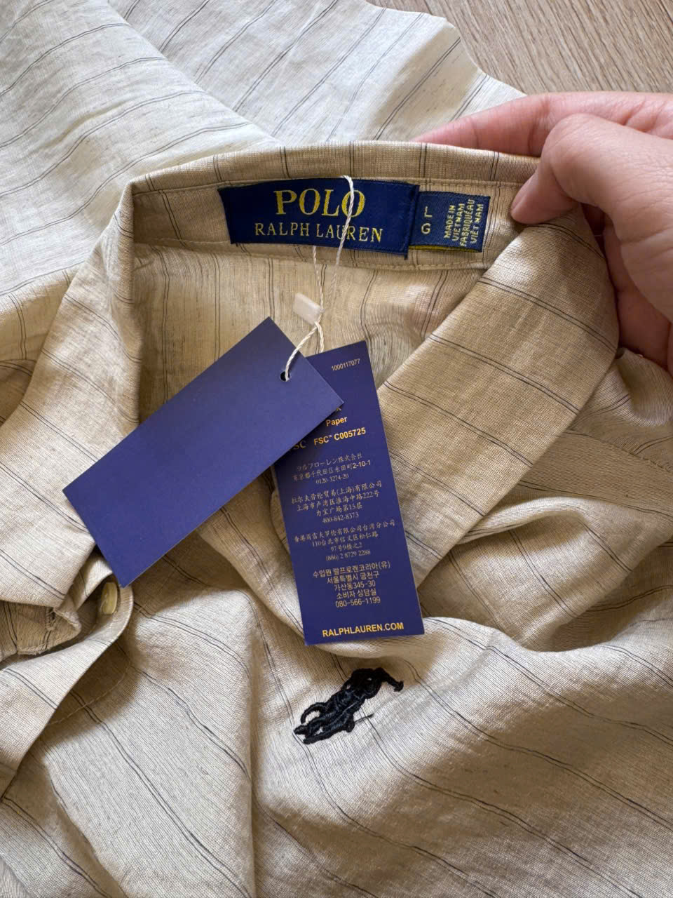 Áo somi phối sọc ( TRẮNG TIÊU )_thumbnail_4