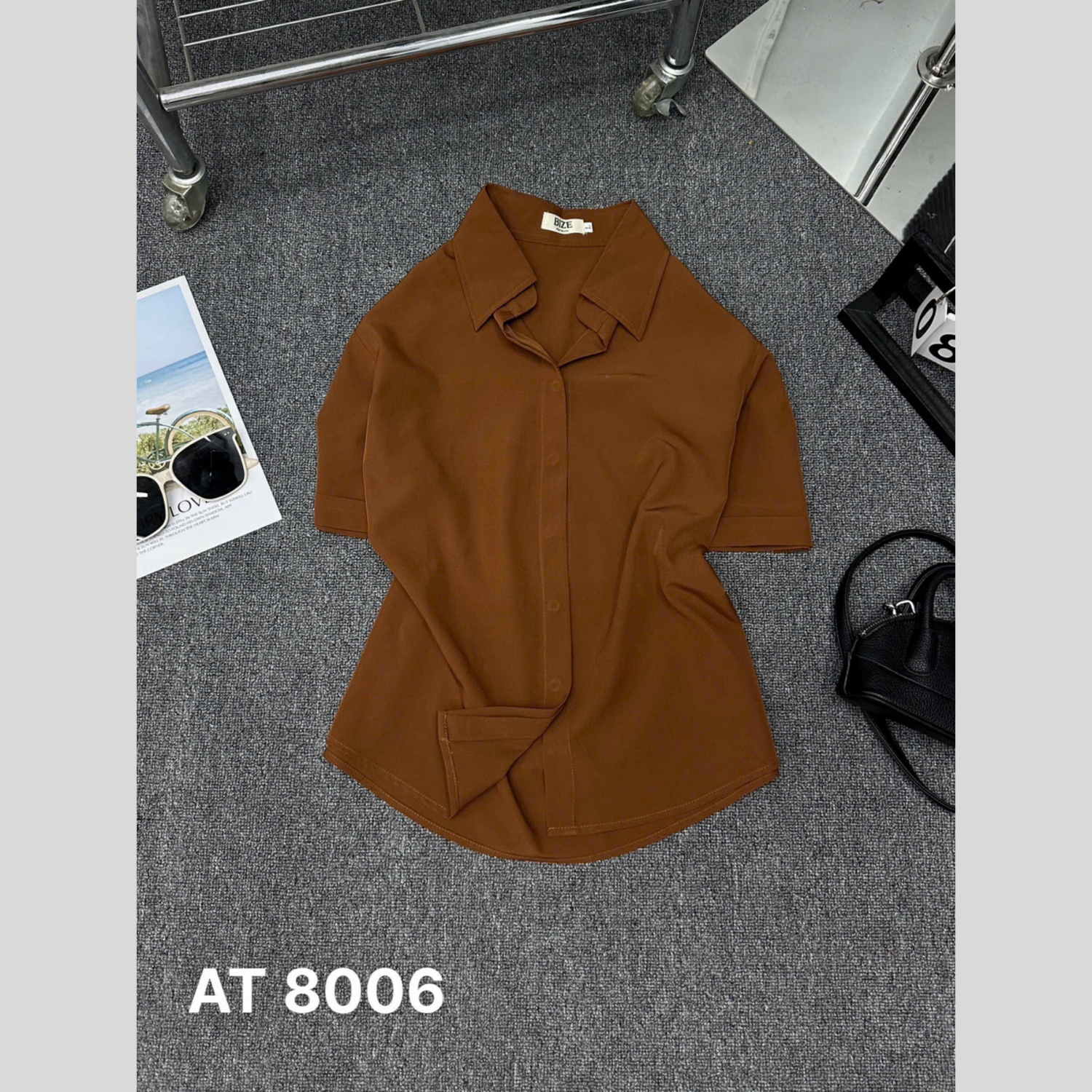 Áo sơ mi tay ngắn kiểu basic bigsize AT8006 dành cho nàng béo mập từ 55-90kg_thumbnail_8