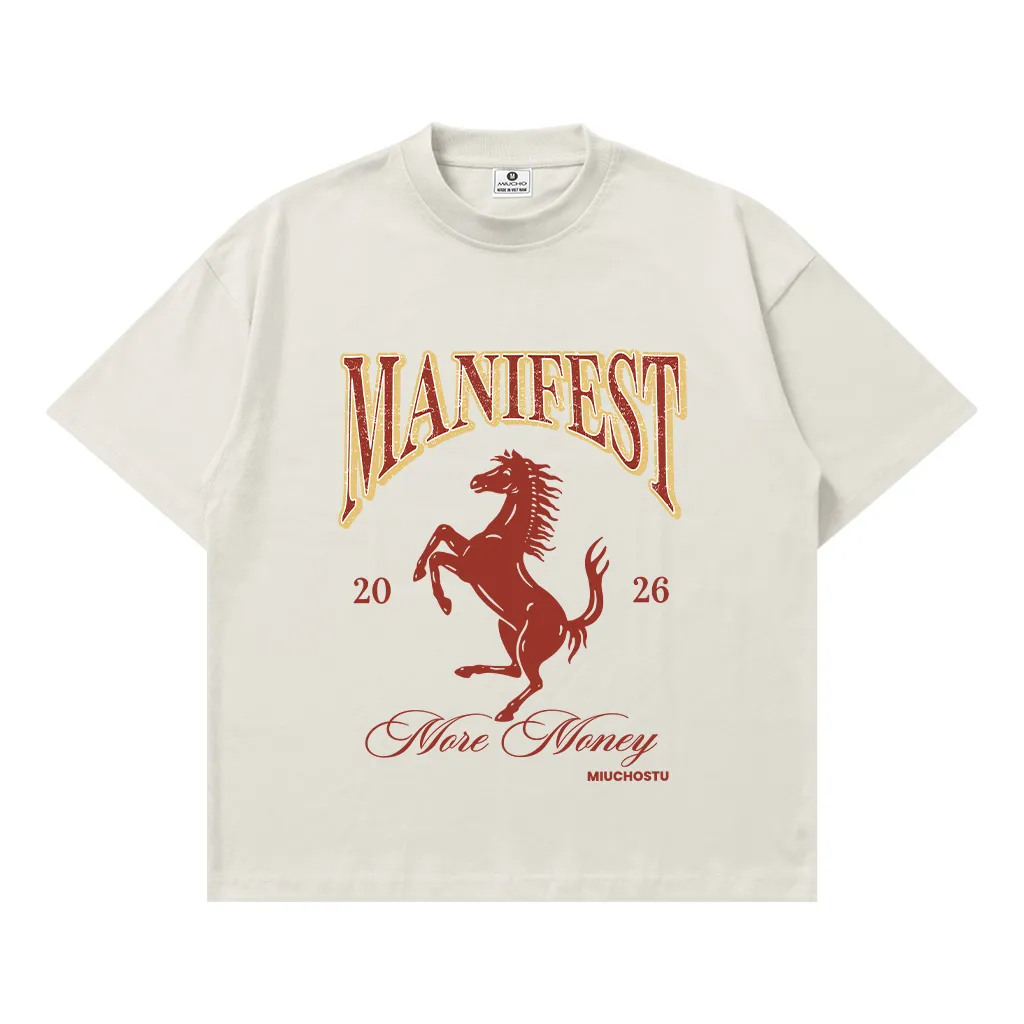 Áo thun boxy Tết Bính Ngọ Miucho vải dày dặn thoáng mát tay ngắn cổ tròn in mix 2909_thumbnail_8