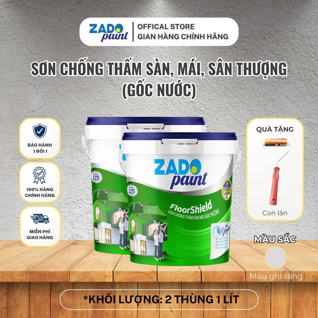 (2L) SƠN CHỐNG THẤM SÀN MÁI SÂN THƯỢNG Z CTS