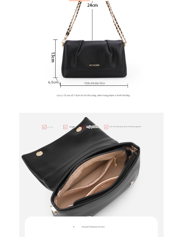 Túi Đeo Vai Chuỗi Vàng MX – Thanh Lịch Hiện Đại_thumbnail_5