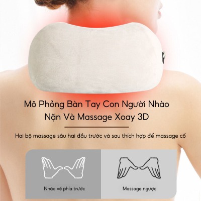 Gối Massage Cổ Chữ U NMI MART, Đa Chức Năng Mát Xa Trị Liệu Giảm Đau Mỏi Cổ Vai Gáy_thumbnail_2