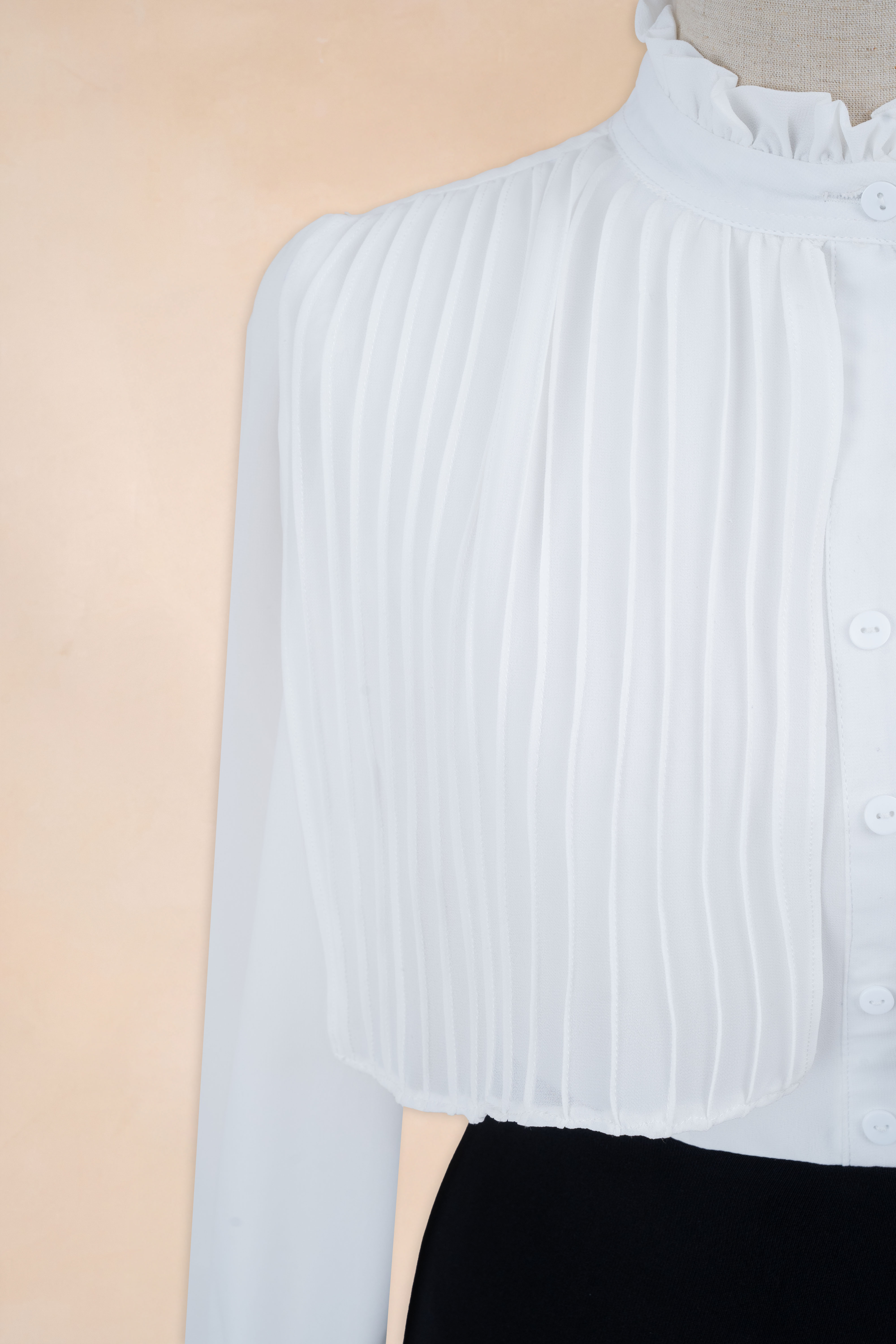 Đầm Bút Chì Phối Vạt Tay Loe_thumbnail_8