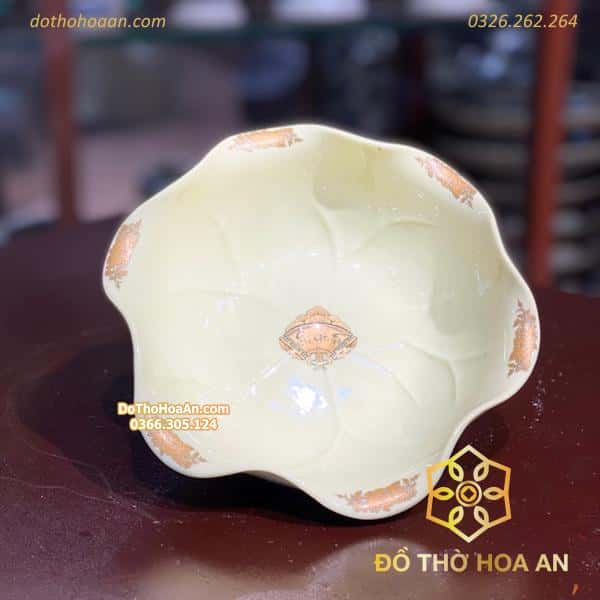 Bát Thả Hoa, Minh Tụ Đường Men Vàng