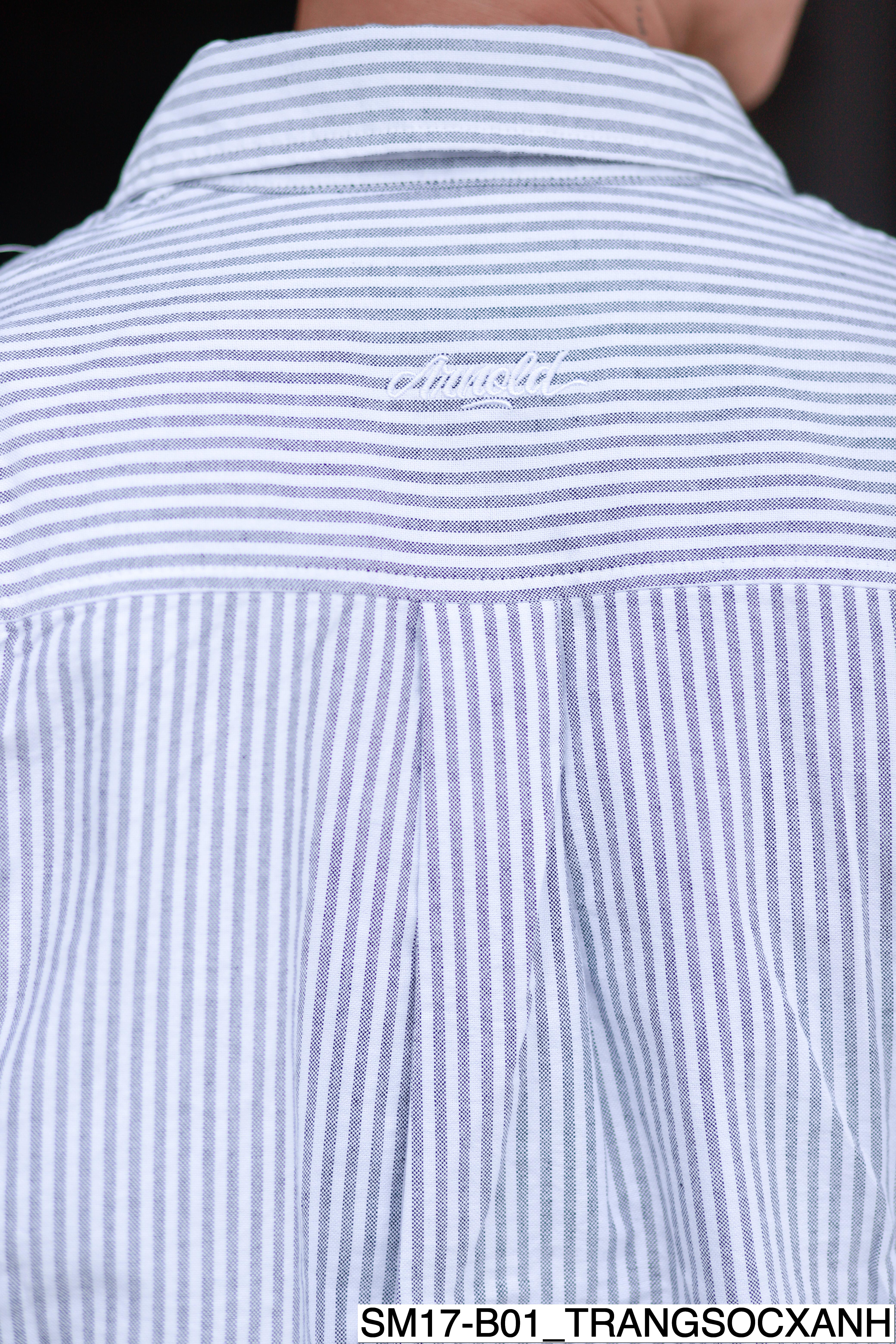B01 SM17 - Áo sơ mi nam button-down cổ điển_thumbnail_13