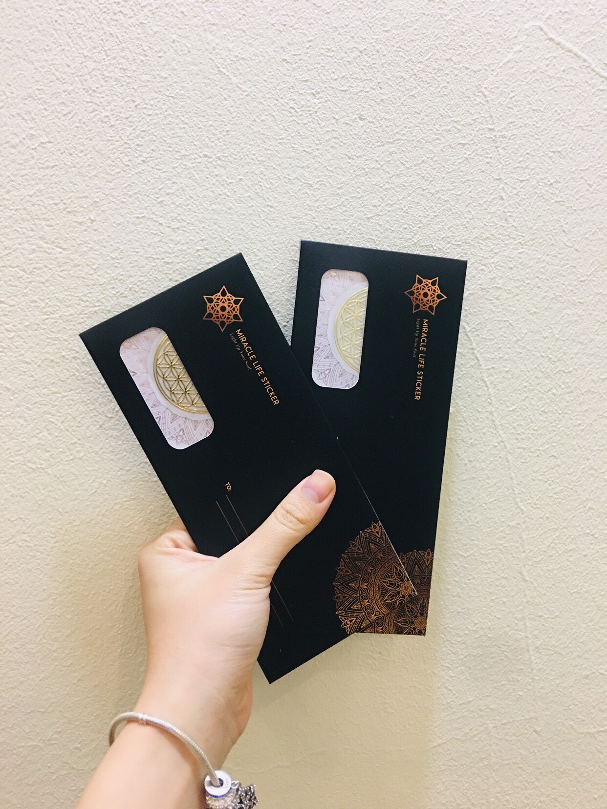 Miếng dán bảo vệ từ trường điện thoại Bông Hoa Sự Sống - Flower of Life Sticker_thumbnail_3