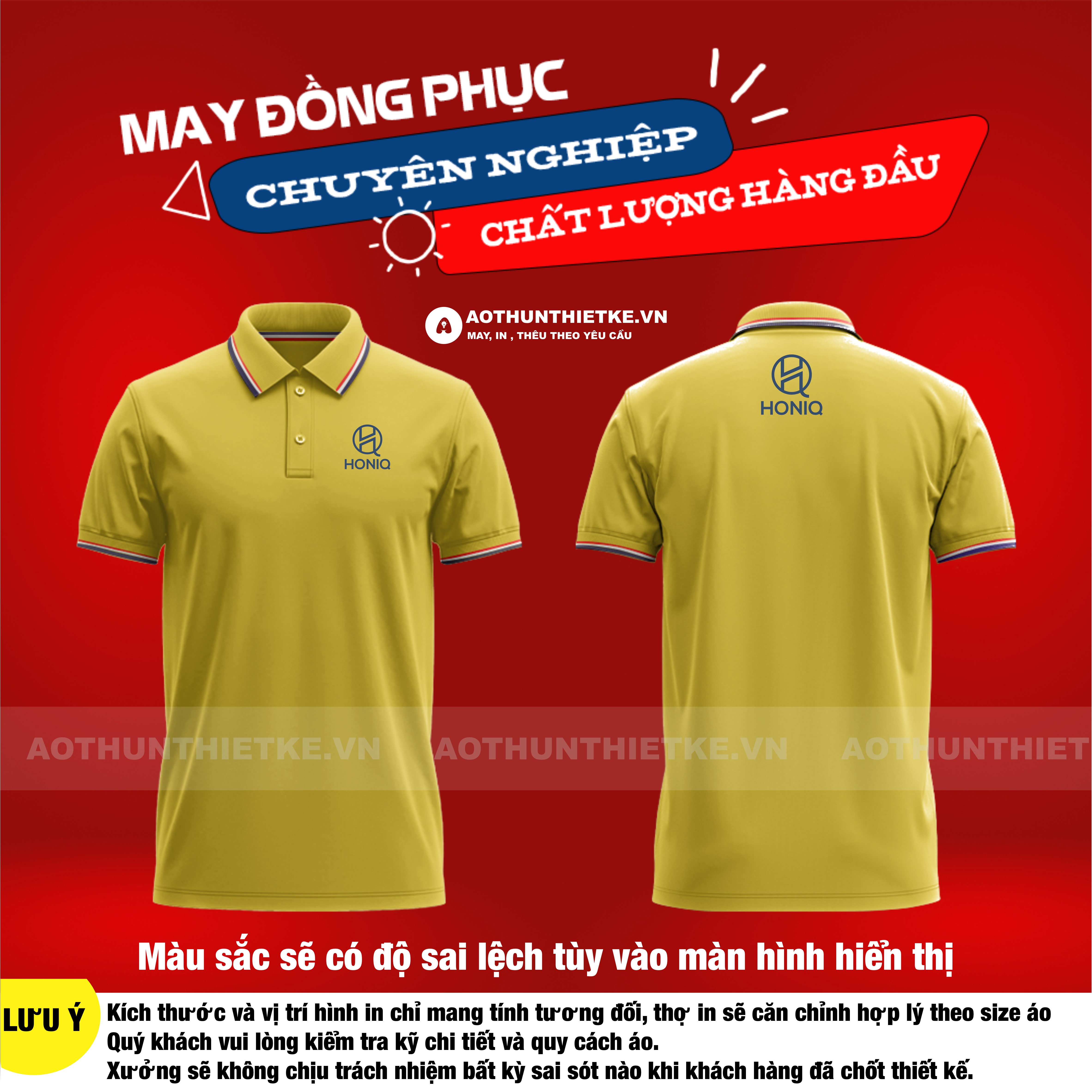 Áo Đồng Phục Công Ty HONIQ ver1