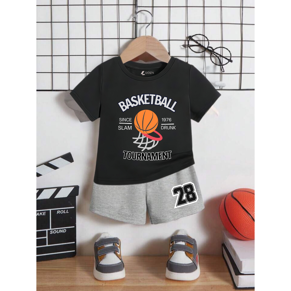 Bộ quần áo bé trai in hình bóng rổ 'Basketball 28'- Loza Kids BD006_thumbnail_1