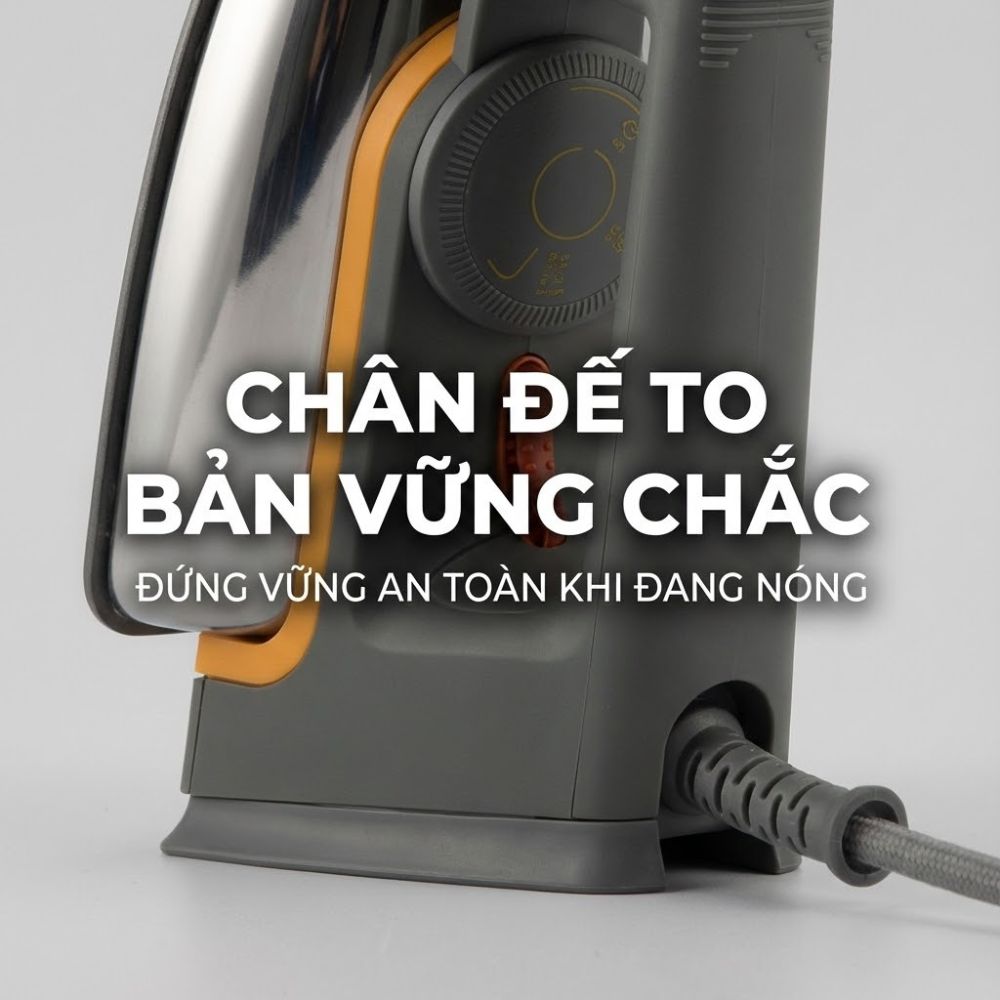 Bàn ủi khô Kachi MK423 1000W - Là phẳng mọi nếp nhăn, an toàn cho mọi loại vải_thumbnail_6