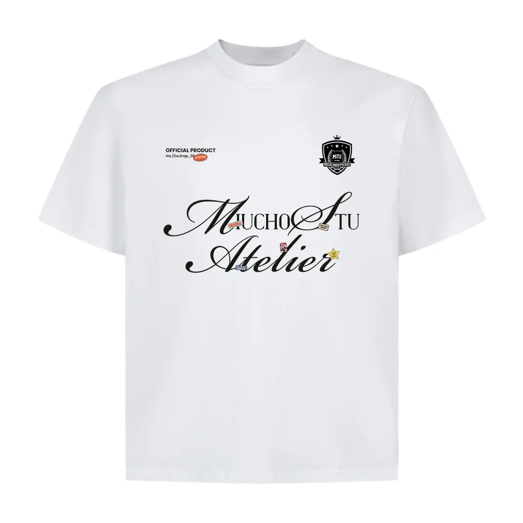 Áo thun nam nữ form boxy 2531 Miucho Club vải cotton thoáng mát thiết kế basic nhiều màu in mix_thumbnail_0