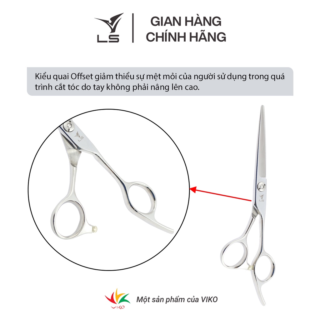 Kéo cắt tóc Viko LS JP603 - bảo hành 1 năm_thumbnail_6