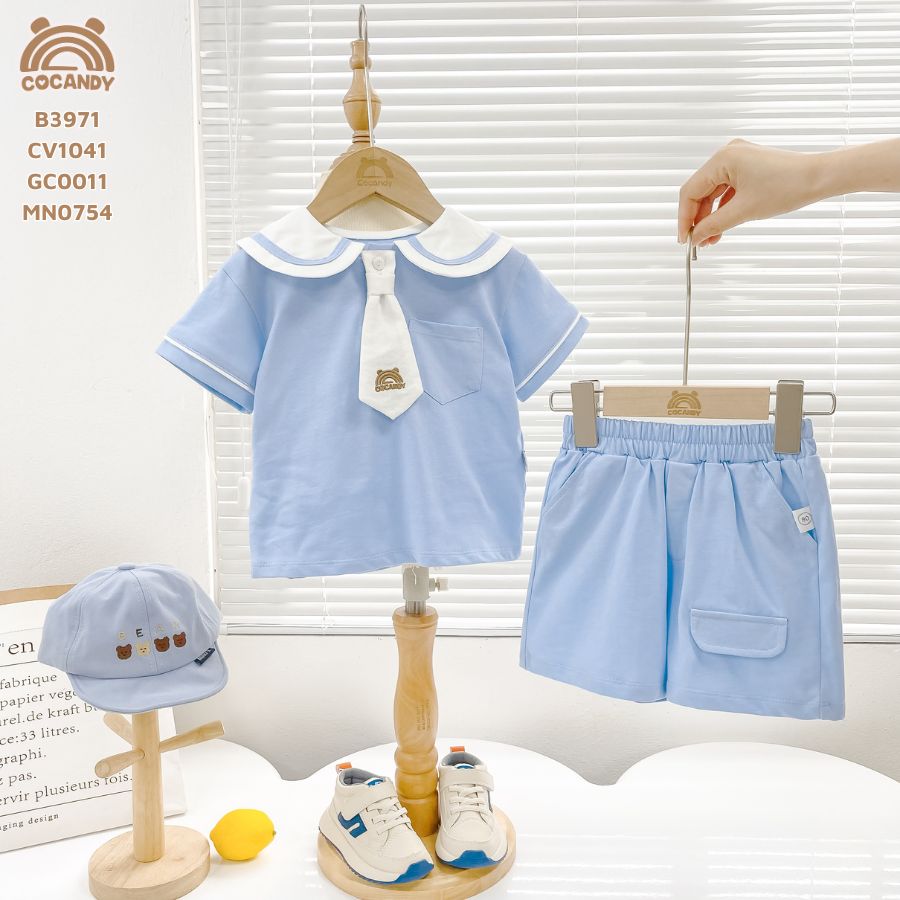 Bộ cộc thuỷ thủ XANH DƯƠNG phối viền_thumbnail_1