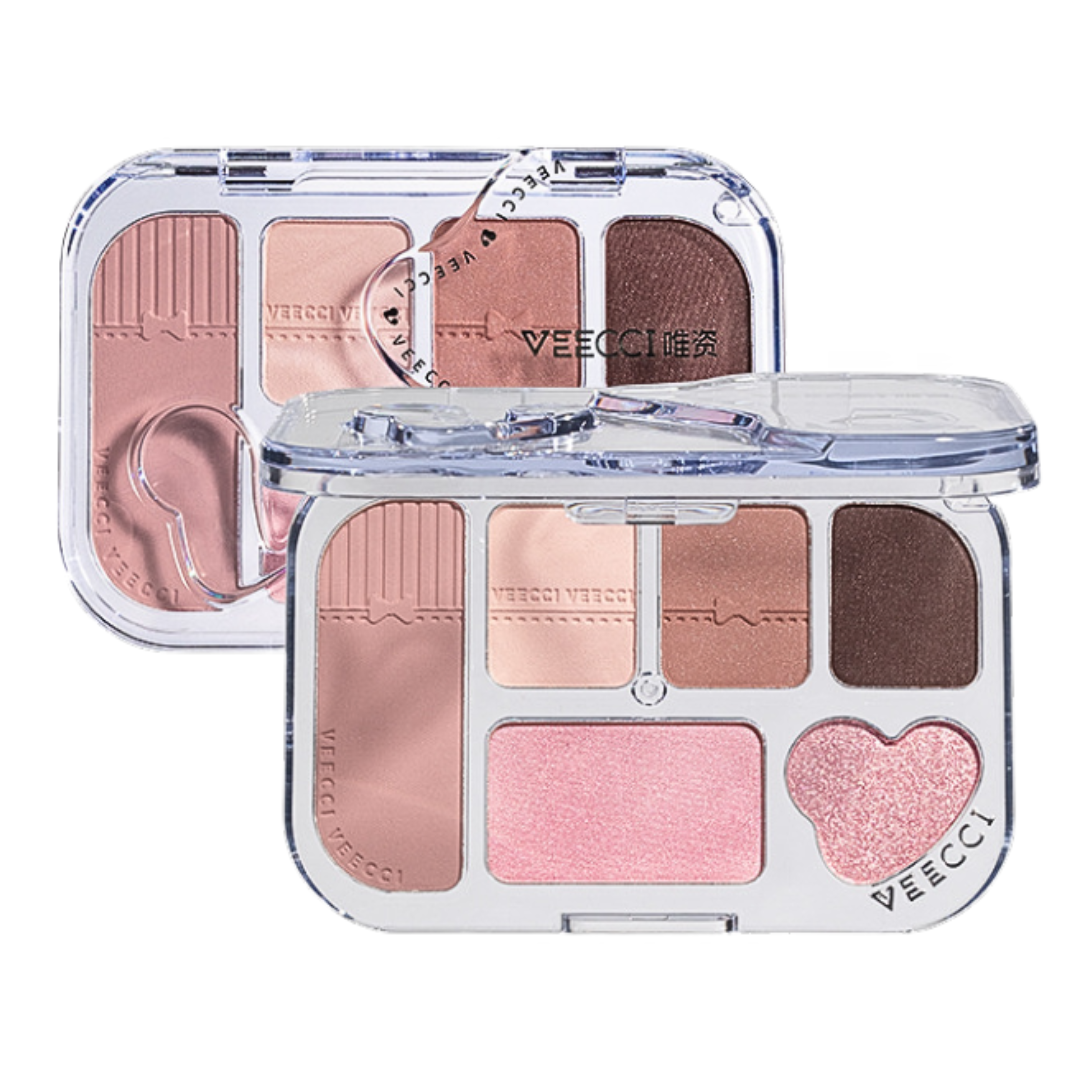 [VEECCI] Bảng phấn mắt 6 má ô Veecci 8g