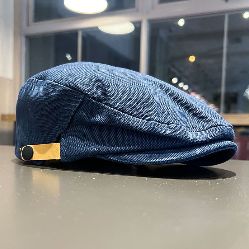 Mũ Beret Mongolia vải Cotton Kaki HZ2433_thumbnail_8