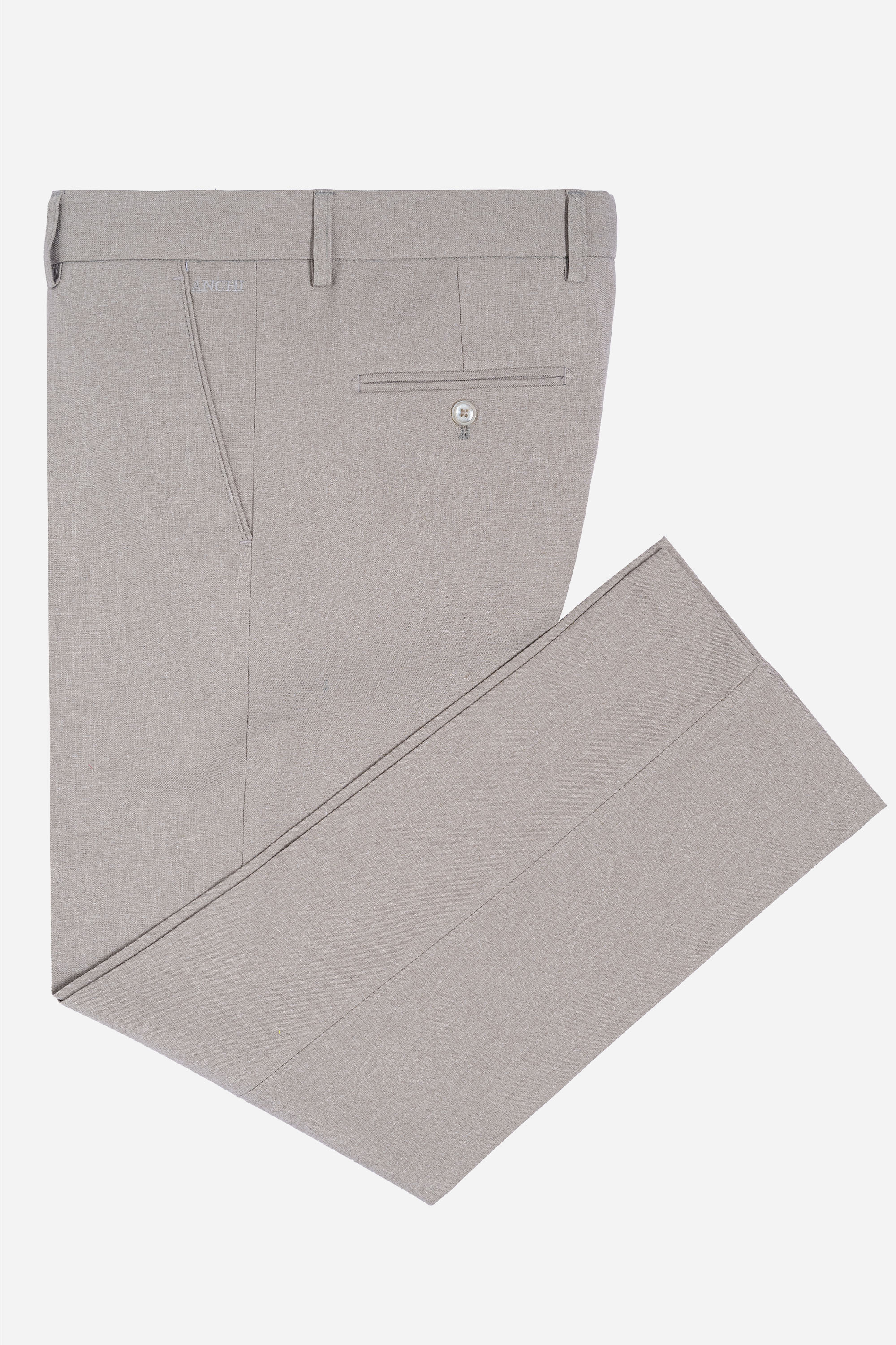 Quần Âu 0 Li Nam Trung Niên ANCHI Chất Liệu Cafe Phom Suông Ống Rộng Màu Be