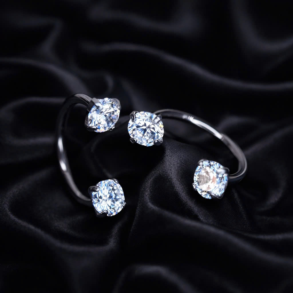 Septum titan trắng size 8 dày 1