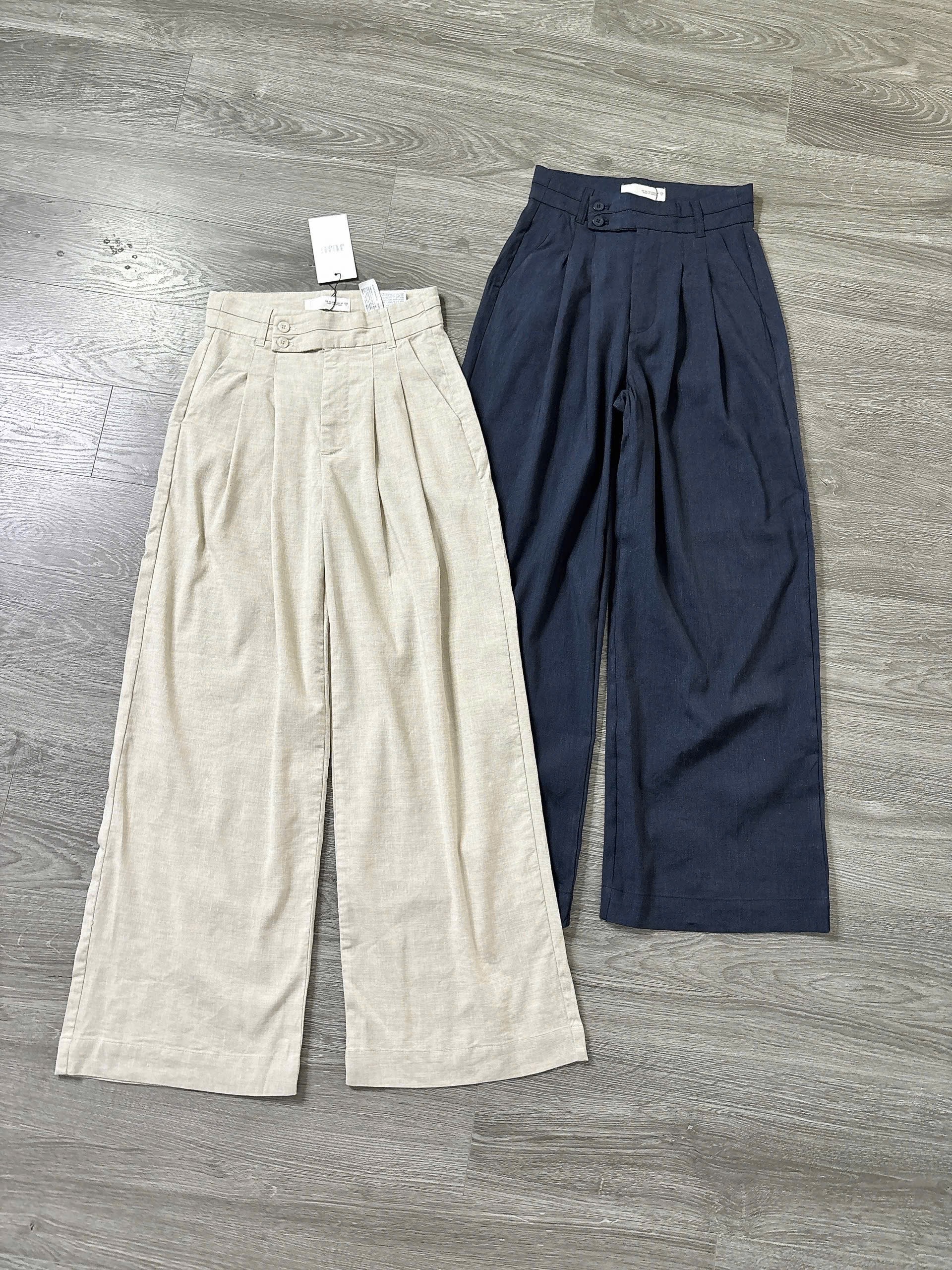 H2 QUẦN LINEN SUÔNG 2 MÀU