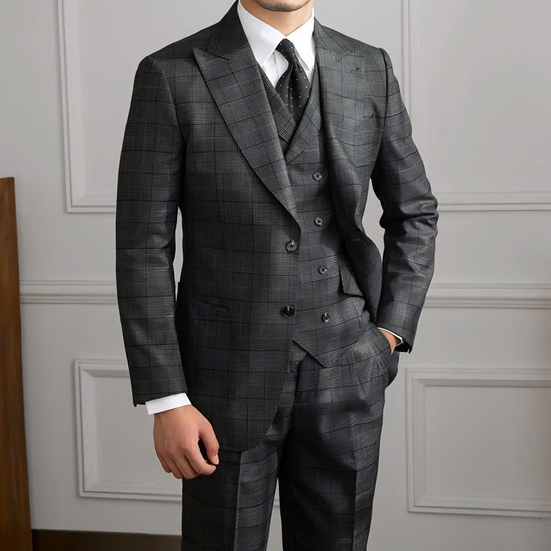 Oxford Glen Check Suit (3-Piece)
