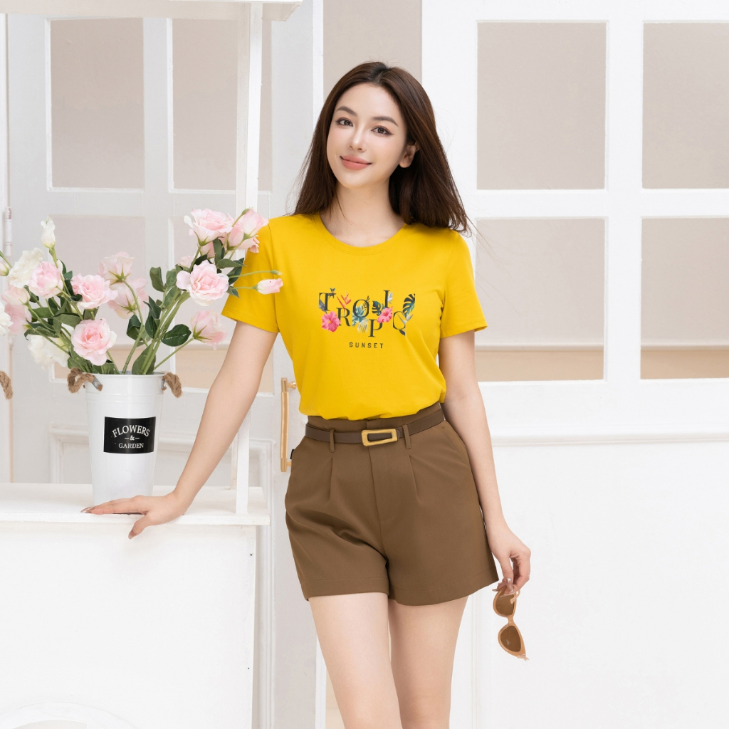 [Form Vừa] Áo phông nữ LOZA hình TROPIC dáng suông vừa chất thun cotton 4 chiều - VT7379_thumbnail_12
